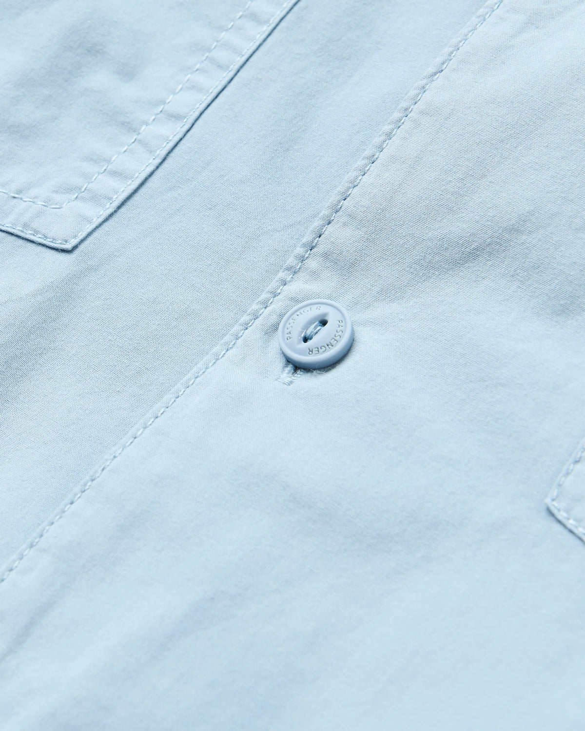 Acreage Shirt - Faded Denim - Flatlay