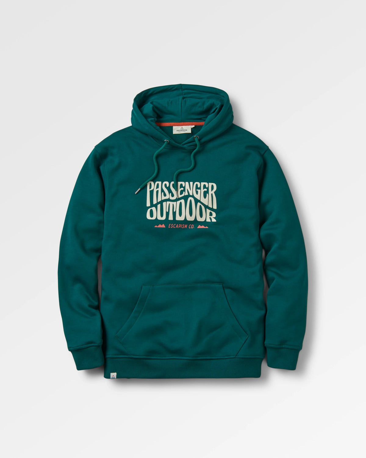 Yuca Cotton Hoodie - Rain Forest - Flatlay