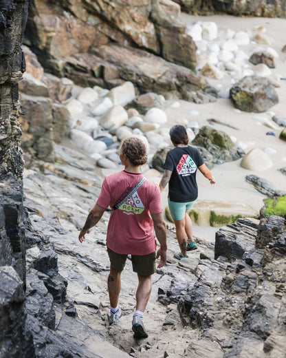 Classic Active T-Shirt - Mineral Red Marl - Lifestyle