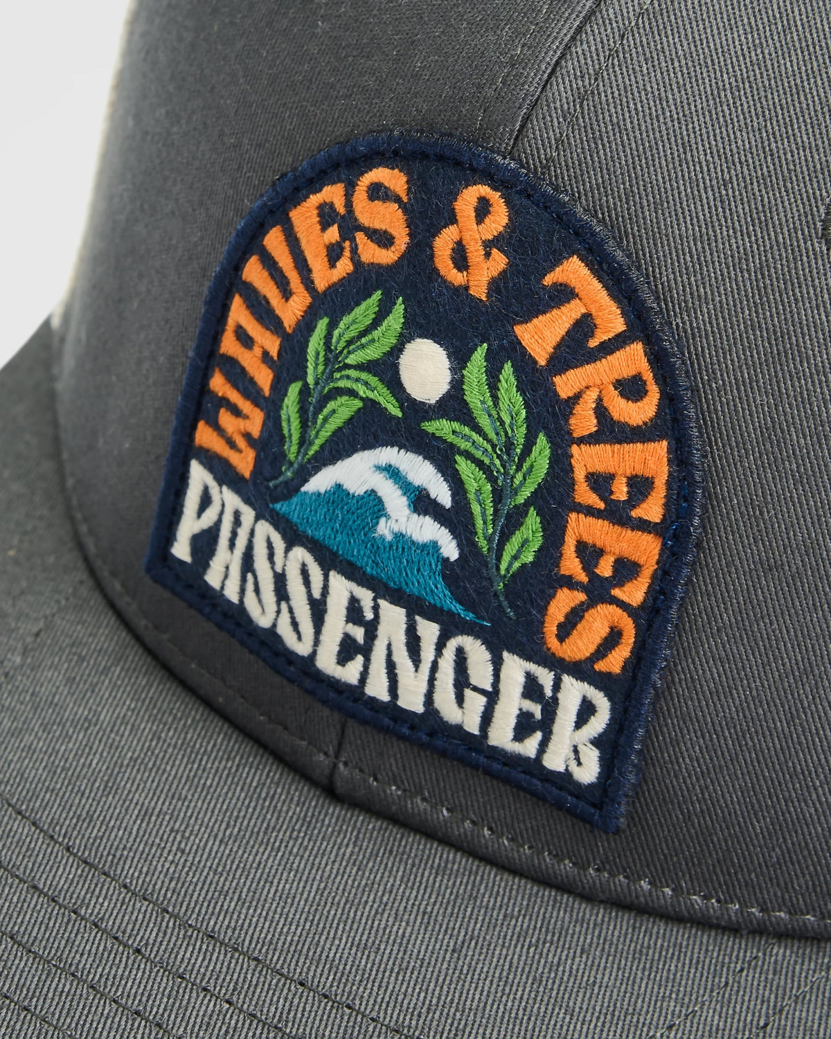 Dawning Cotton Trucker Cap - Charcoal - Flatlay