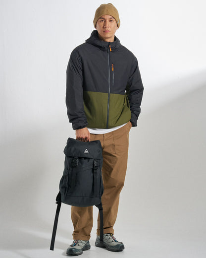 Daybreak Lightweight Thermore® Insulated Jacket - Faded Black/Khaki - Studio Model