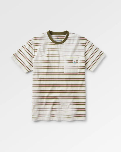 Retro Relaxed Fit T-Shirt - Birch Marl - Flatlay
