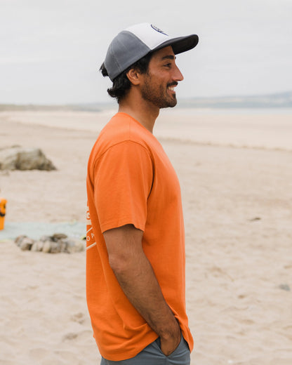 Odyssey Cotton T-Shirt - Burnt Orange - Lifestyle