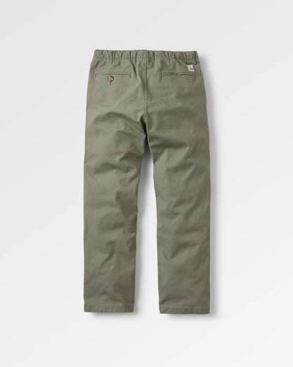 Adventurer Canvas Trouser - Dusty Olive - Flatlay