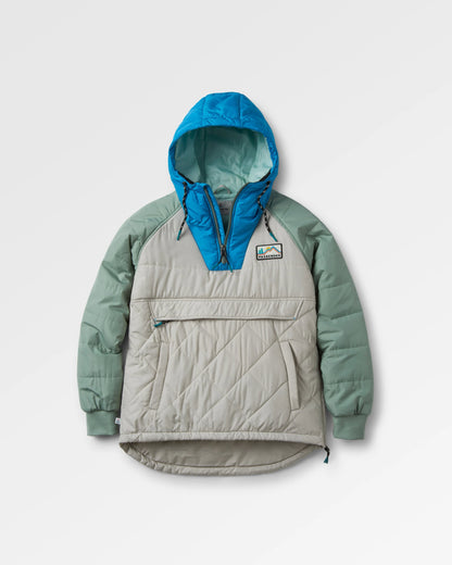 Ocean Insulated Anorak - Pebble Grey - Flatlay