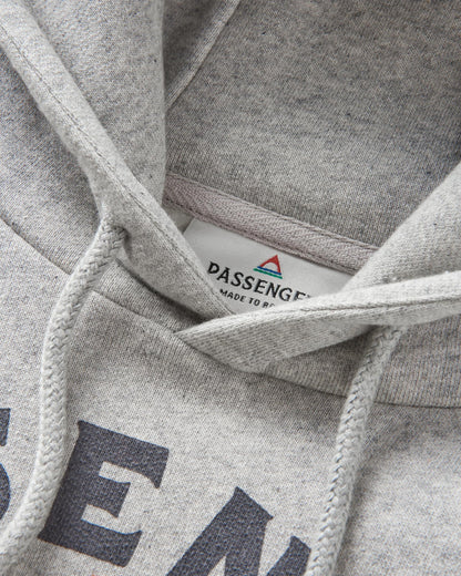 Wander Marl Hoodie - Grey Marl - Flatlay