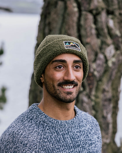Peak Sherpa Beanie - Khaki - Lifestyle - Male