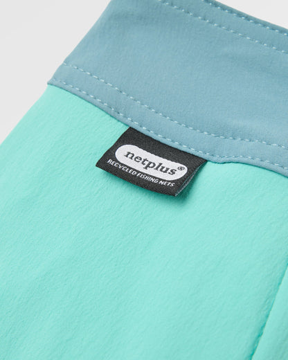 Cruiser NetPlus® 21" Boardshort - Aqua - Flatlay