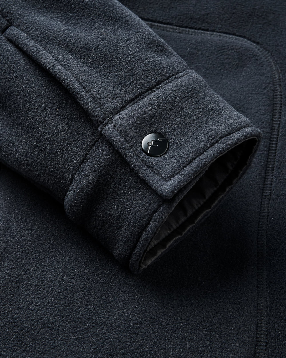 Adapt Polartec® Overshirt - Black - Flatlay