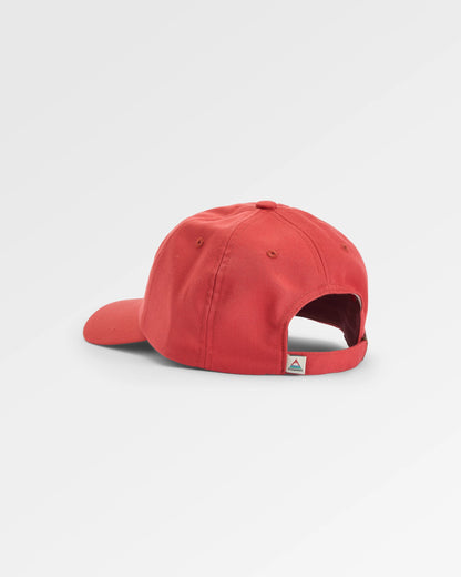 Oakash 6 Panel Cap  - Redwood - Flatlay