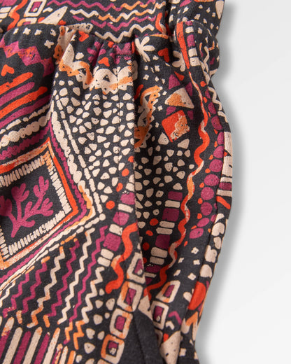 Day Dream Trouser - Vintage Patchwork Black/Multi - Flatlay