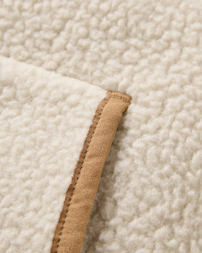 Reconnect Sherpa Fleece - Oatmeal - Flatlay