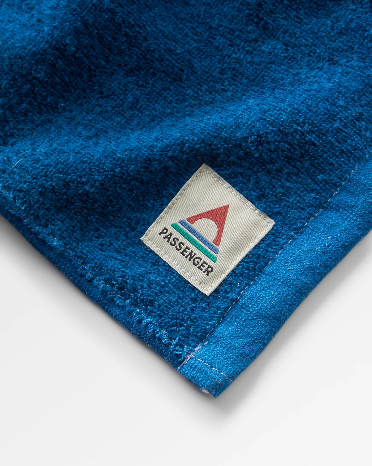Tideline Cotton Beach Towel - Cornflower - Flatlay