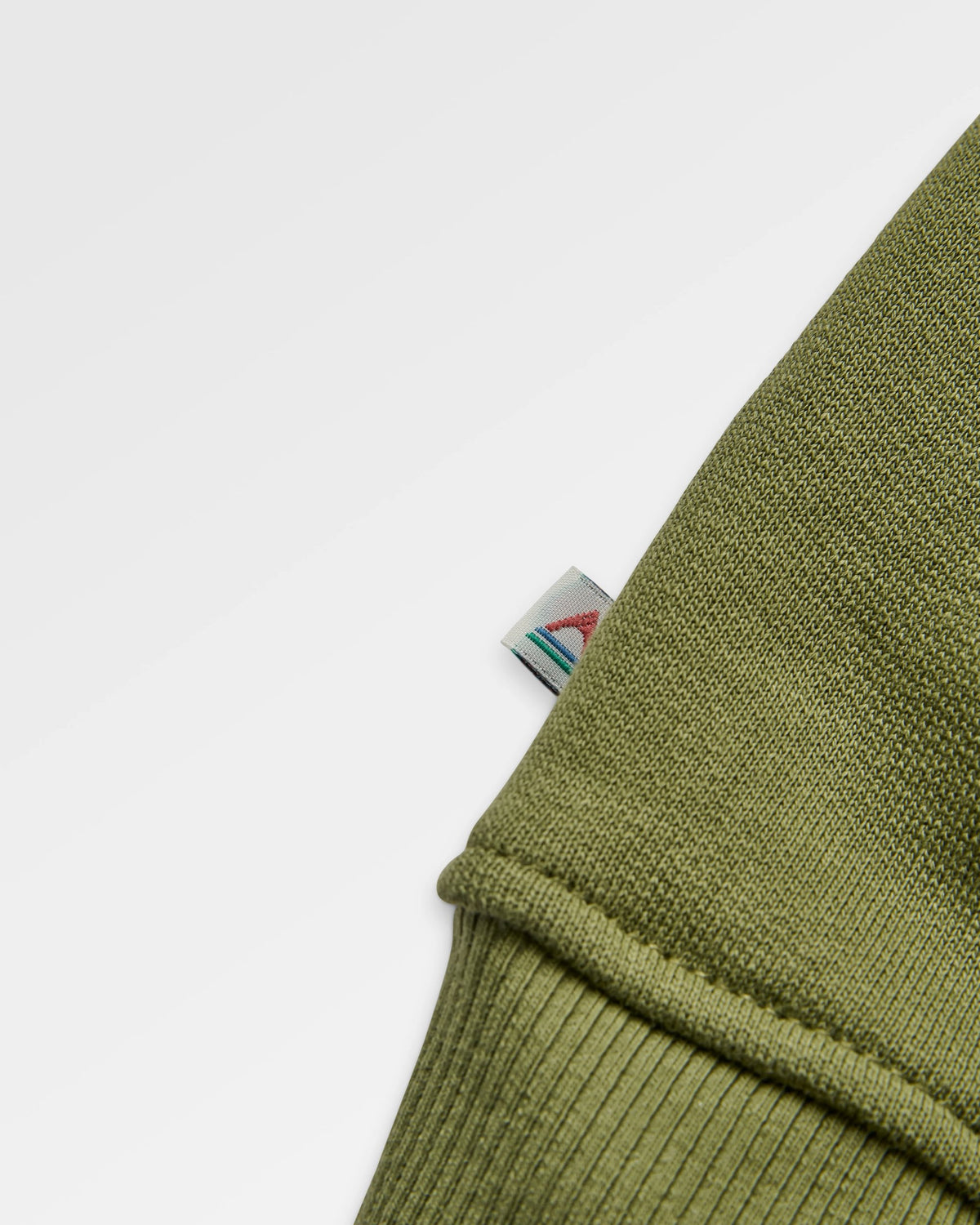 Heritage Full Zip Hoodie - Khaki - Flatlay