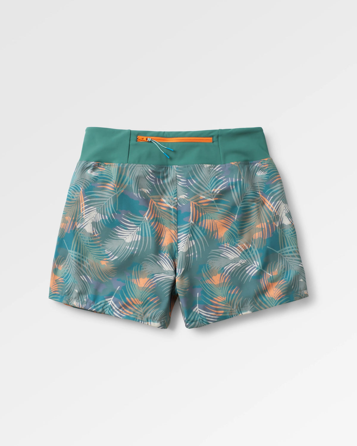 Roundtrip Trail Short 5" - Palm Camo Deep Sea - Flatlay