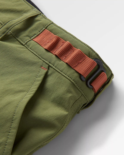 365 Trail Roll Up Short - Khaki - Flatlay