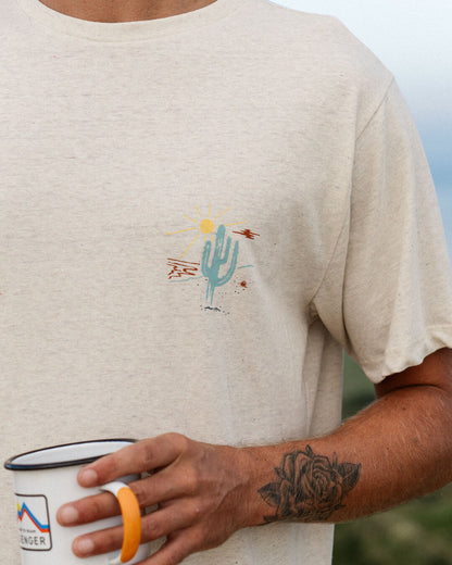 Tizana T-Shirt - Milky Marl - Lifestyle