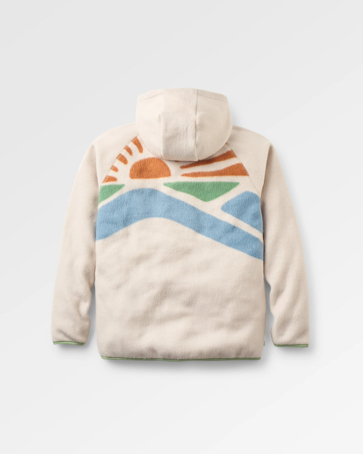 North Coast Vista Full Zip Sherpa Fleece - Oatmeal - Flatlay