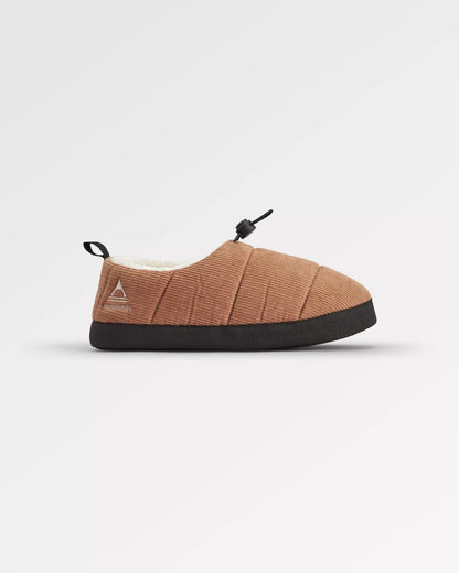 Recharge Corduroy Hut Slipper - Coconut - Flatlay
