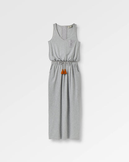 Rivergate Maxi Dress - Grey Marl - Flatlay