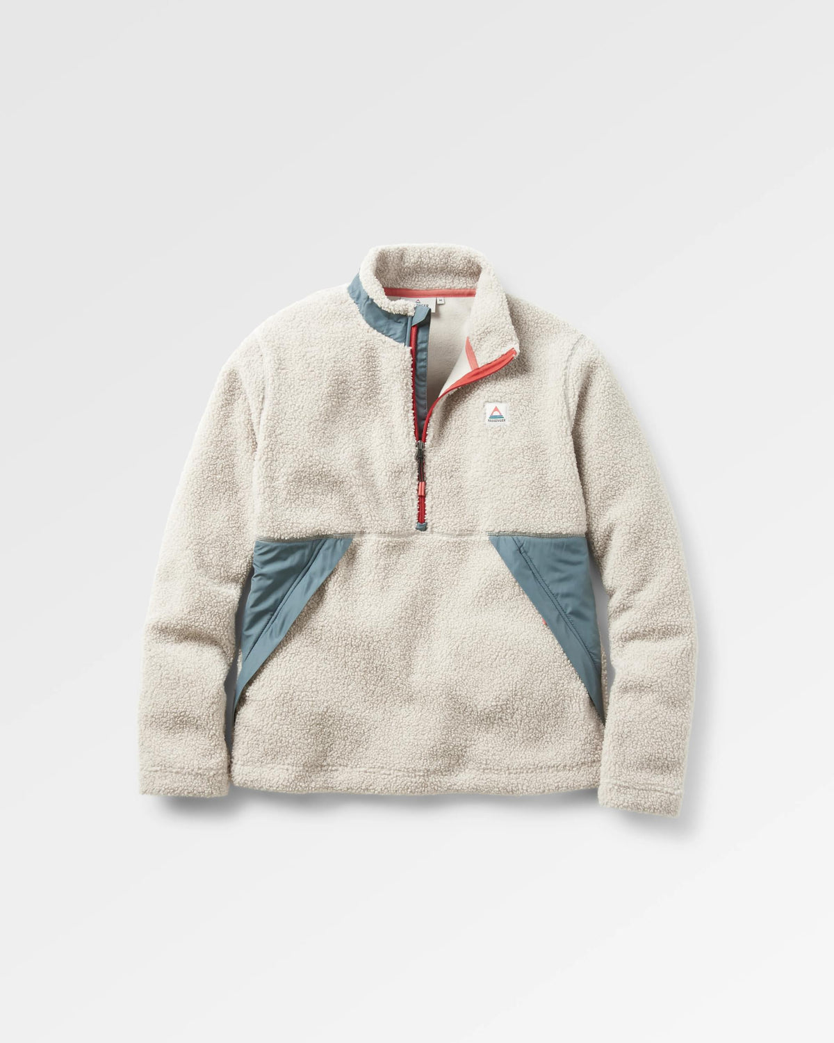 Muse Polar-Lined Sherpa Fleece - Pebble Grey - Flatlay