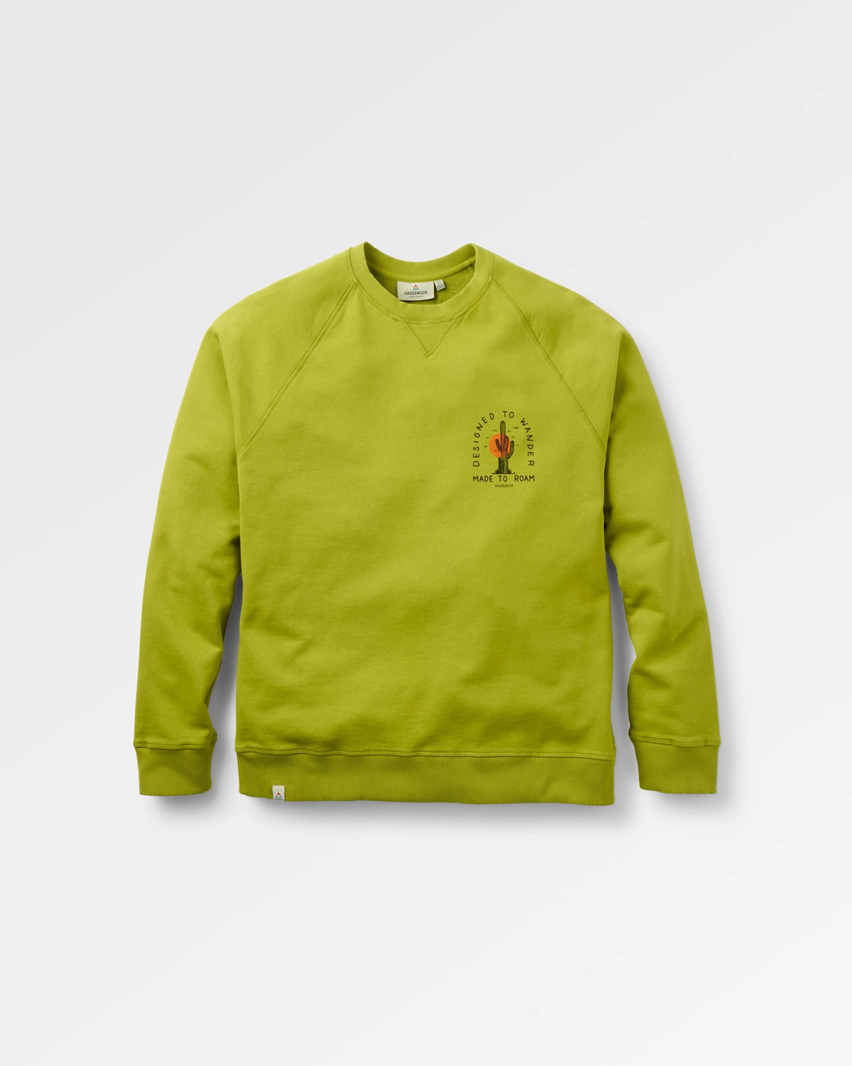 Explore Sweatshirt - Tea Green - Flatlay
