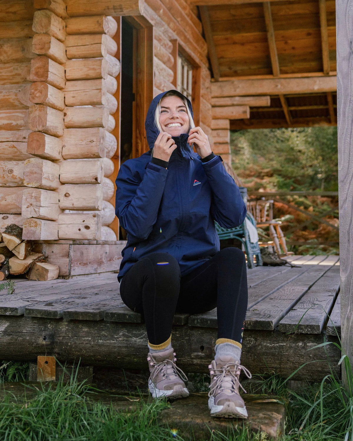 Rainstorm Waterproof Jacket - Rich Navy - Lifestyle