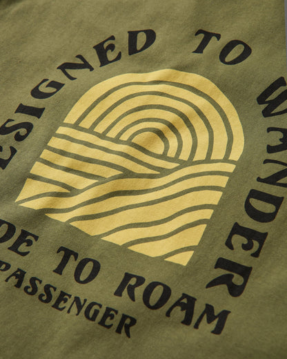 Sundown T-Shirt - Khaki - Flatlay