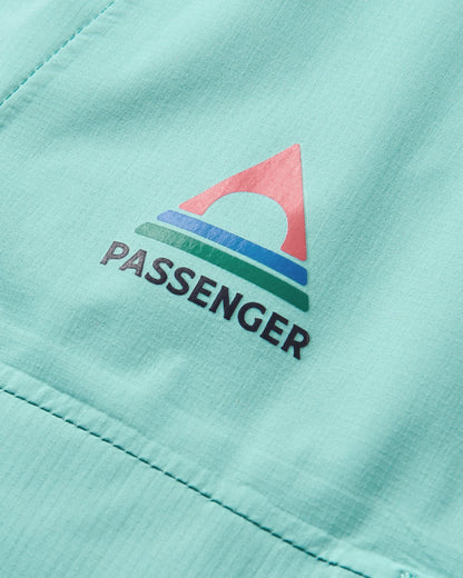 Trailscape Light Women's Waterproof Jacket - Aqua - Flatlay