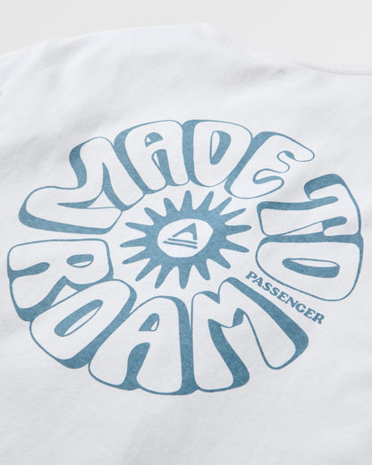 Easy Days Cotton T-Shirt - White - Flatlay