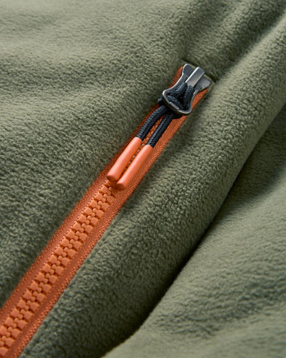 Switchback Micro Polartec® Fleece - Khaki - Flatlay