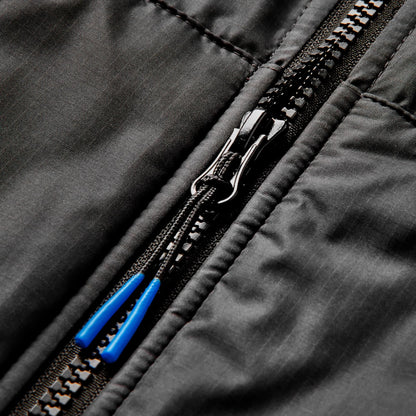 Escapism Sherpa Lined Changing Robe - Black - Flatlay