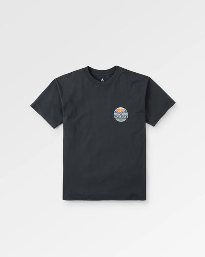 Laidback Relaxed Fit T-Shirt - Black - Flatlay
