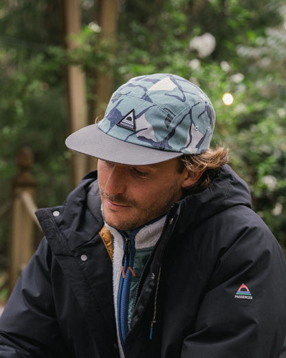 Coast Cotton 5 Panel Cap - Abstract Trails Arctic - Lifestyle - Male