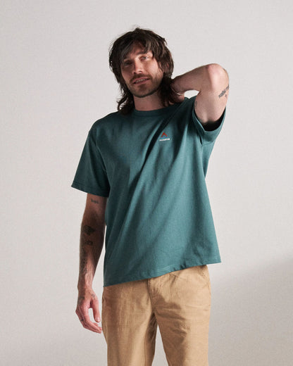Vita Relaxed Fit T-Shirt - Deep Ocean - Studio Model
