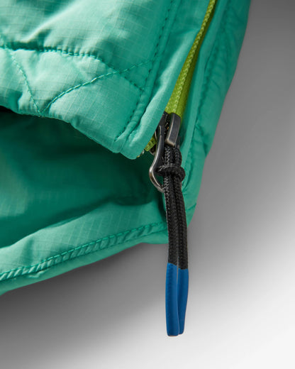 Ocean Insulated Anorak - Green Spruce - Flatlay