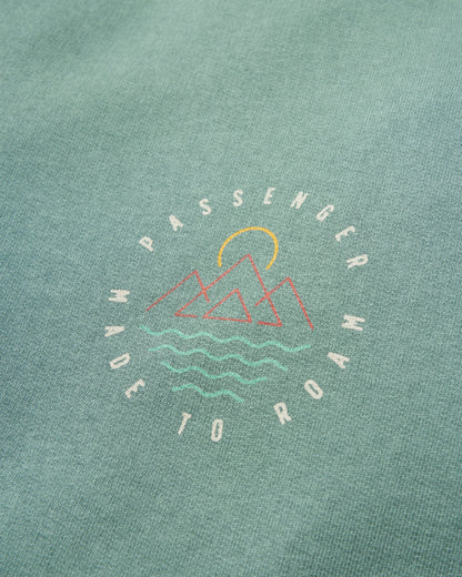 Escapism Regular Fit Sweatshirt - Dark Forest - Flatlay