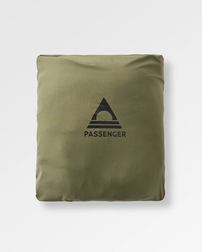 Campscape Fleece Lined Parka - Black/Khaki - Flatlay