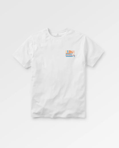 Cutout Cotton T-Shirt - White - Flatlay