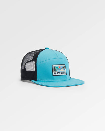 Roamer 7 Panel Cotton Trucker Cap - Arctic - Flatlay