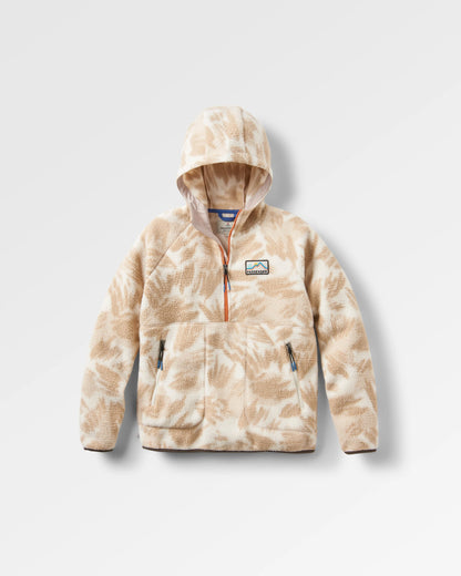 Maine 1/2 Zip Sherpa Fleece - Abstract Mountain Birch - Flatlay