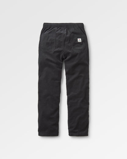 Compass Cord Trouser - Black - Flatlay