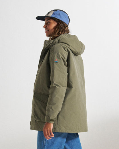 Alaska Insulated Parka - Dusty Olive - Studio Model