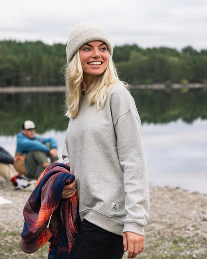 Heritage Women's Sweatshirt - Mid Grey Marl - Lifestyle
