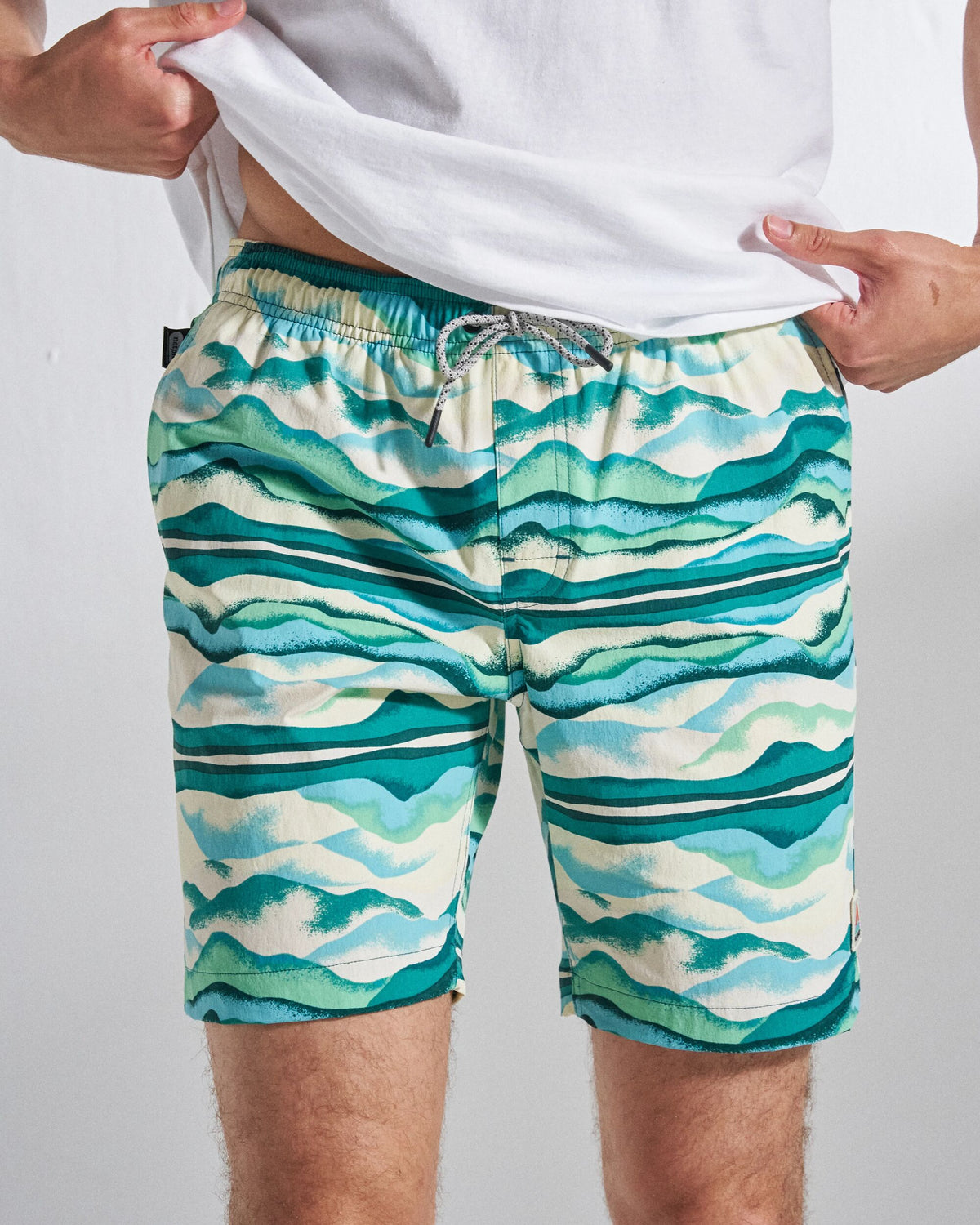 Drifter NetPlus® Lined Beach Short - Reflection Birch - Studio Model