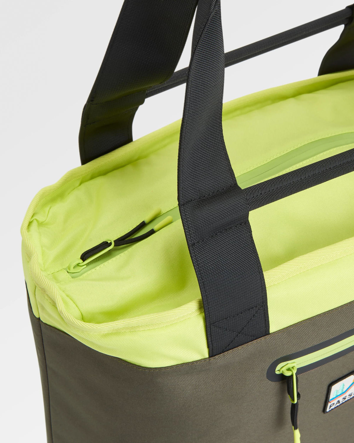 Tote Cooler Bag - Khaki Multi - Flatlay