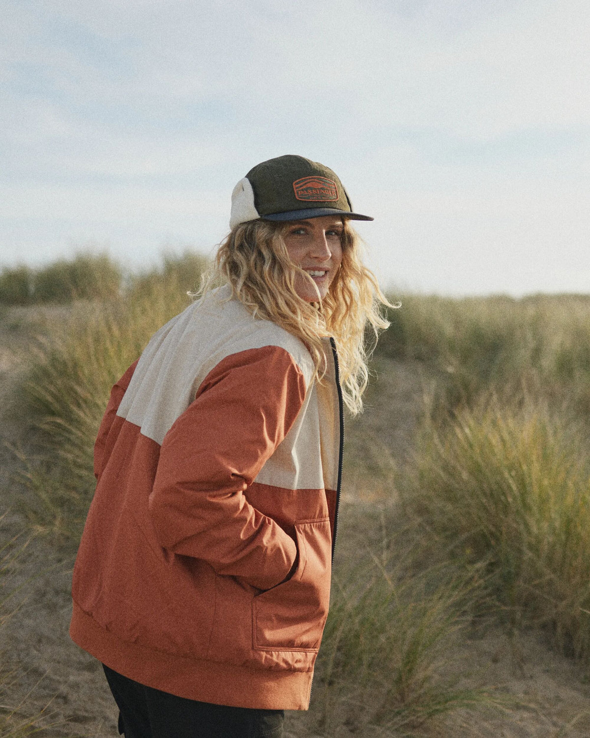 Finn Polar Fleece Lined Jacket - Baked Clay - Lifestyle