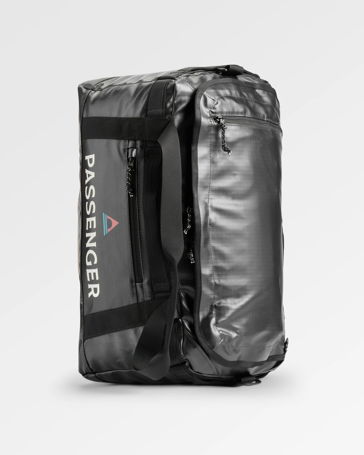 Roamer 40L Duffel Bag - Phantom Black - Flatlay