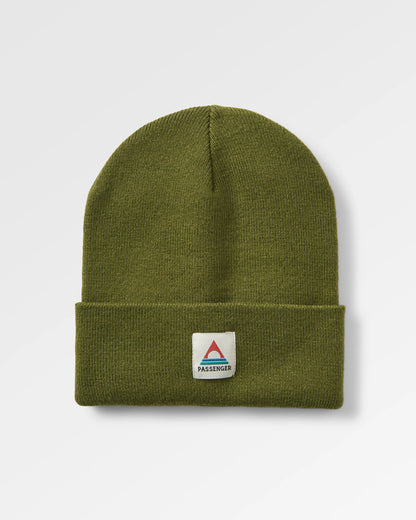 Core High-Top Beanie - Khaki - Flatlay