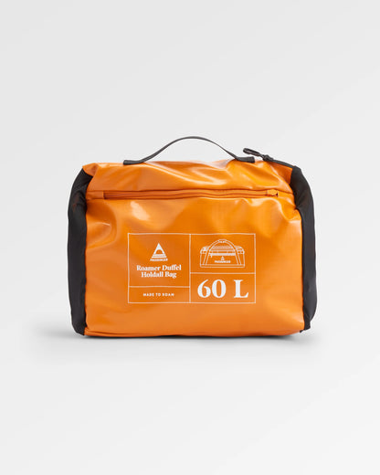Roamer 60L Duffel Bag - Sunrise Orange - Flatlay